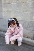 EMBROIDERY FAUX LEATHER BLOUSON